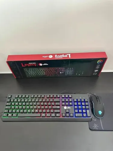 Combo Gamer Ninja Legacy 3 Em 1, Teclado, Mouse E Mousepad Novo