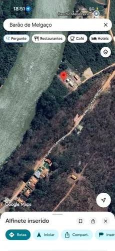 Terreno à venda à beira do Rio Cuiabá - 1.200 m² em Barão de Melgaço