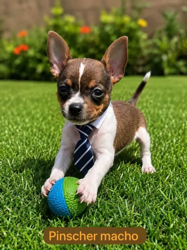 Filhotes de pinscher macho Alegres e Brincalhões
