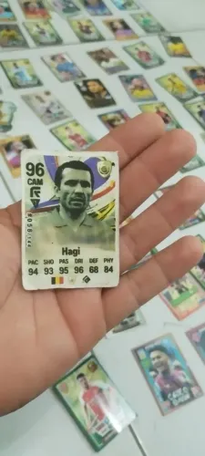 Cards de futebol raras