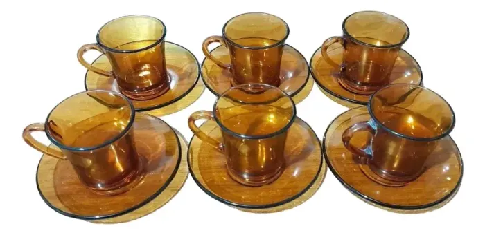 Xicara Café Duralex Âmbar 50ml Âmbar #