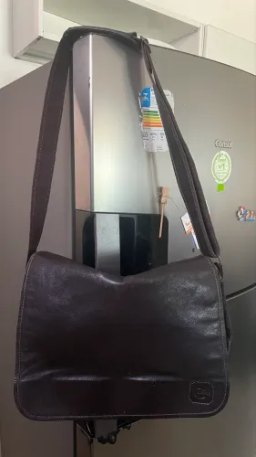Bolsa lateral masculina, (couro legítimo)