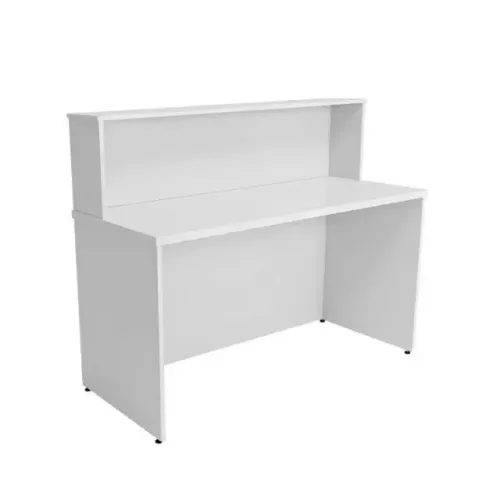 Balcão Atendimento Recepção Consultório 120x60cm Branco