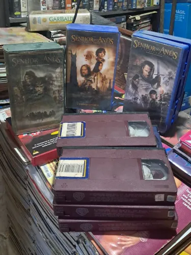 Lote Senhor dos Anéis VHS
