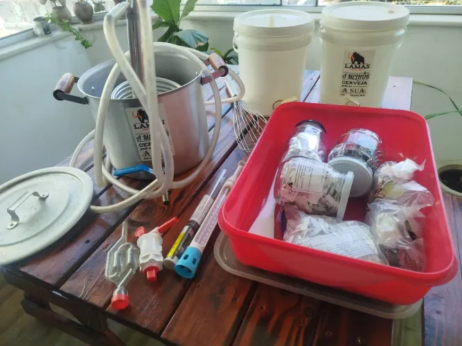 Kit produção cerveja artesanal
