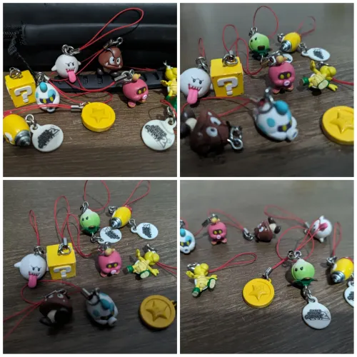 Chaveiros Super Mario - Original Nintendo Gashapon