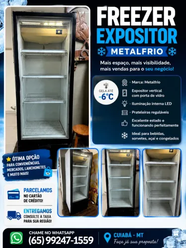 Freezer expositor Metalfrio