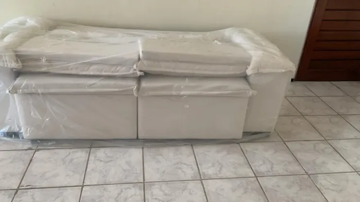 Sofá retrátil e reclinável novo lacrado