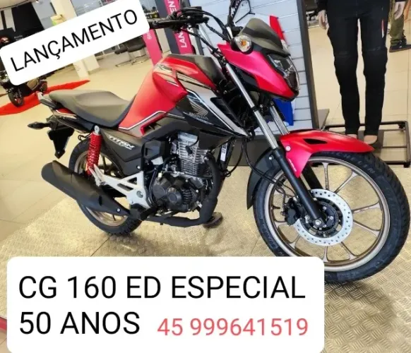 CG 160 ex ED ESPECIAL 50 ANOS completa  + abs  3 anos de garantia 