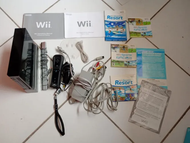 Nintendo Wii Completo - Preto - Excelente Estado