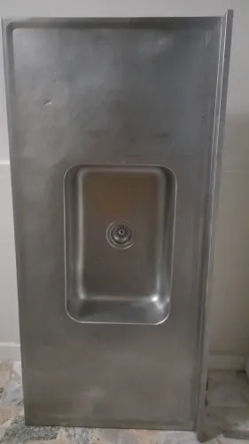 Pia de aço inox de cozinha