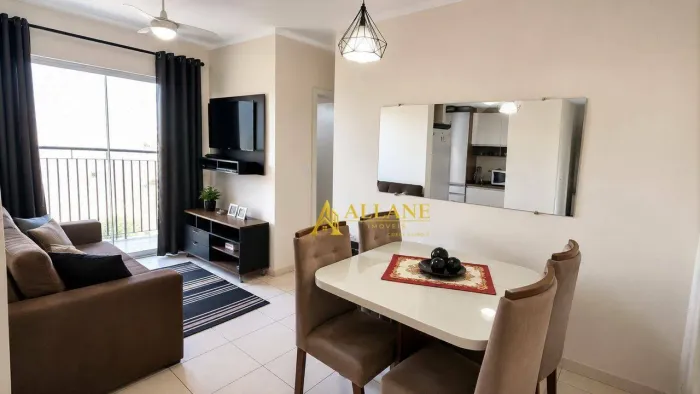 Apartamento à venda com 52m², varanda e 2 quatos em Sorocaba