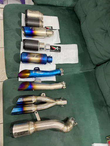 Ponteiras para motos 51mm 61mm 49mm 59mm tenho link pipe também 