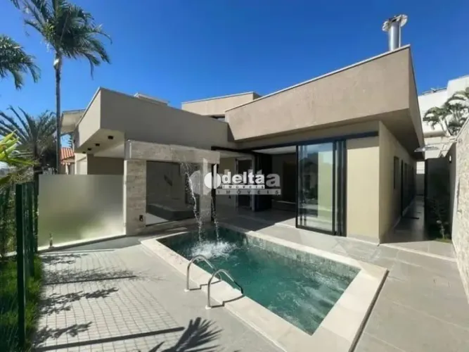 Casa no condomínio Jardins Barcelona disponível no bairro Nova Uberlândia em Uberlândia-MG