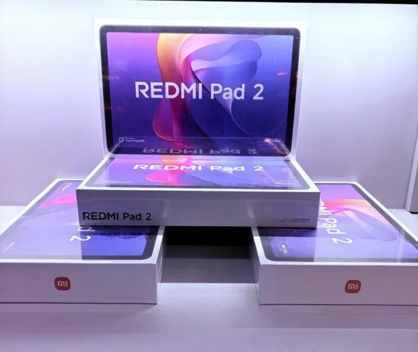Tablet Redmi Pad 2 256/08- Verde Cinza Roxo 
