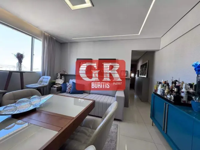 Apartamento para aluguel, 2 quartos, 1 suíte, 2 vagas, Buritis - Belo Horizonte/MG