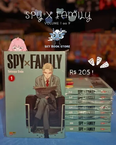 Spy X Family 1 ao 9 (não tenho mais o 2)