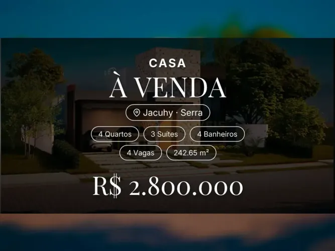 Exclusiva casa em Jacuhy: Design elegante e piscina para momentos especiais!