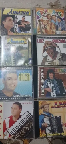 Lote 8 cds forró 