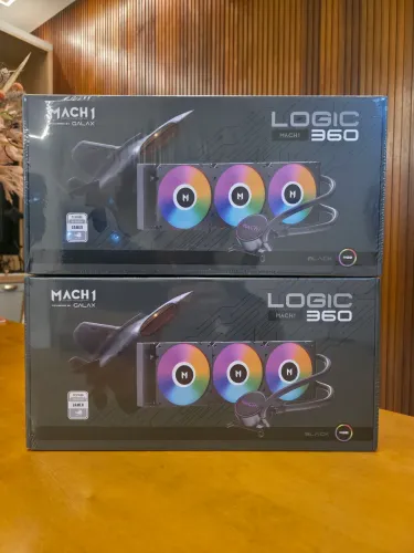 Water Cooler MACH1 GK360 Preto 3 Fans 120mm RGB PWM 360mm
