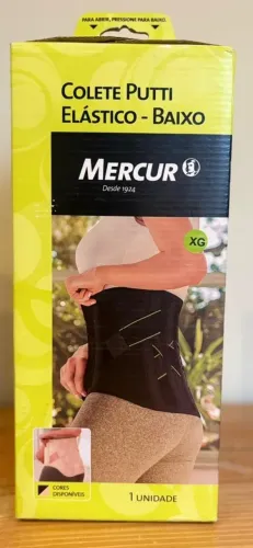 Colete Putti Elástico Baixo - Mercur (Estado de Novo!)