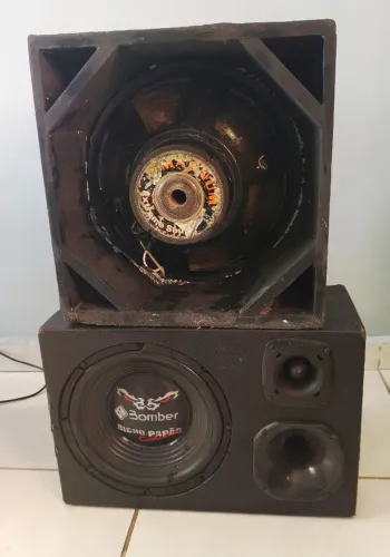 Som Automotivo Caixa trio + SUBÃO DE 15" MAGNUM