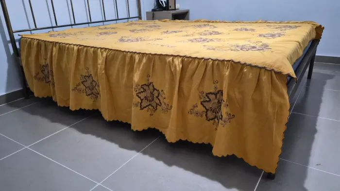 Colcha em Linho Rustico - Casal