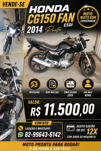 HONDA CG 150 FAN ESDI 2014