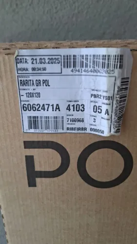 7 peças de Revestimento Porcelanato Portinari RARITA GR POL 120x120 Novo