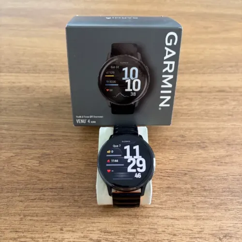 Garmin Relógio VENU 4 - SLATE/BLACK - 45MM (Excelente)