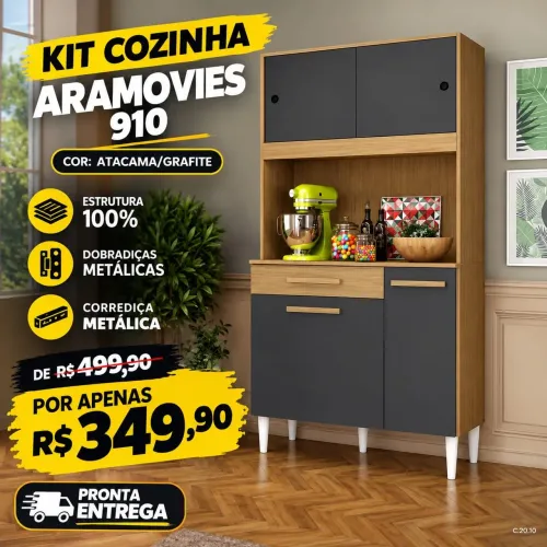 Kit Cozinha Aramoveis 