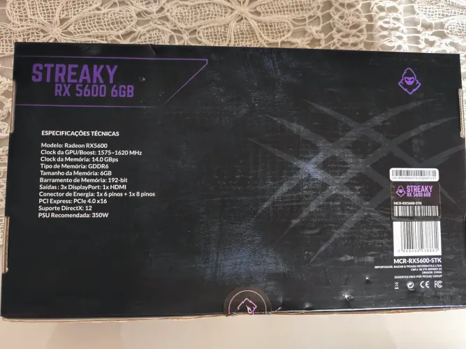 Vendo ou troco RX 5600 em estado de nova (apenas Venda)