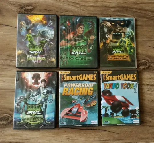 Lote jogos em dvds 