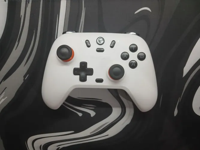 Controle gamesir Nova Lite Branco + Case preta + Dongle