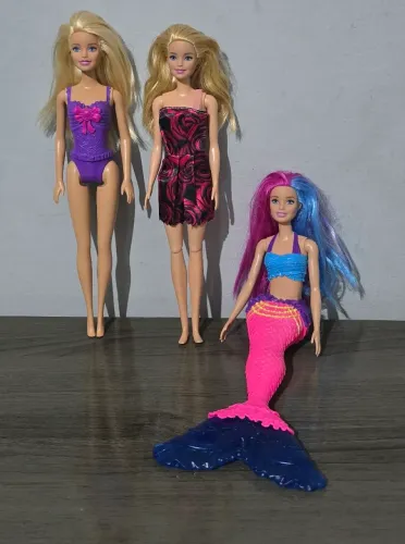 Lote 3 bonecas barbies