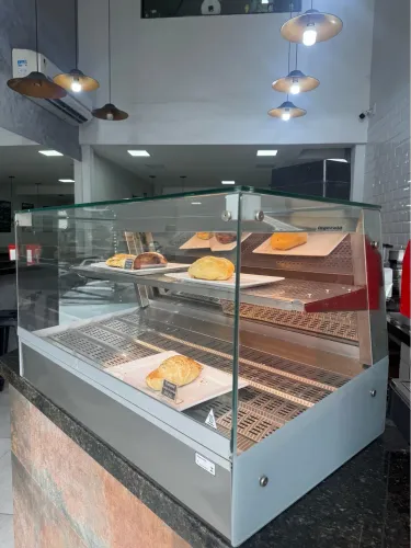 Vitrini Ingecold, quente para lanchonete com regulagem de temperatura