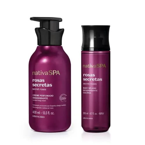 Kit Nativa SPA Rosas Secretas 