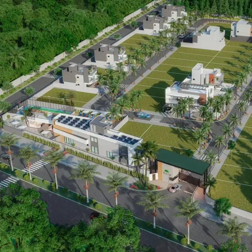 Casa de condomínio para venda tem 180 metros quadrados