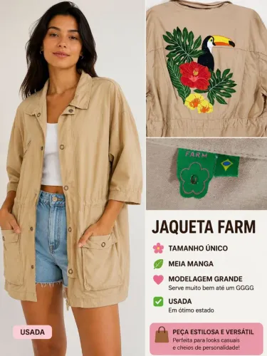 Jaqueta parka Farm