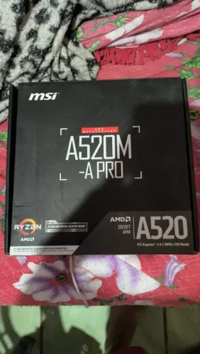 Placa mãe MSI a520m
