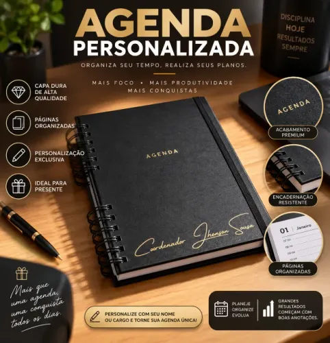 Agenda Personalizada (permanente ou datada) - 2027