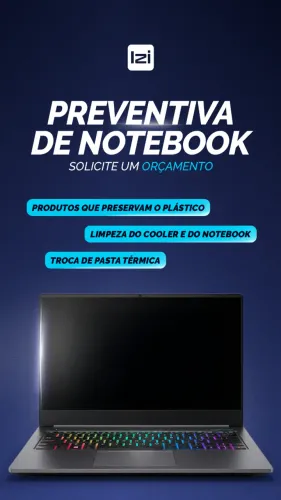 Limpeza preventiva de notebook