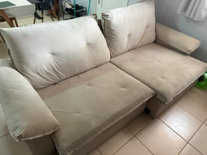 SOFÁ RETRÁTIL E RECLINÁVEL - 2,70m