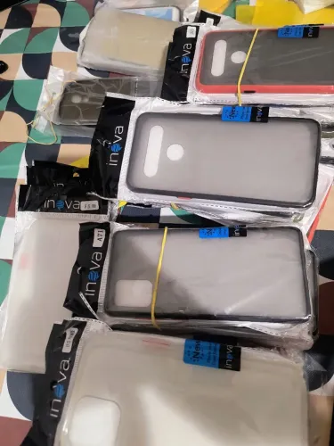 Lote  50 capas  e 50 películas de celular diversos modelos