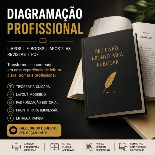 Diagramação Profissional de Livros, E-books e PDFs