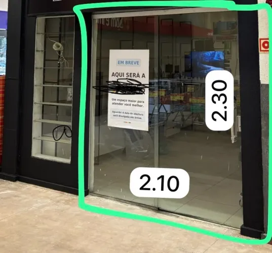 Portas de Vidros em Perfeita Condições 