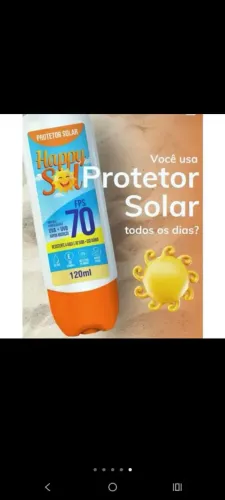Protetor solar fato 70