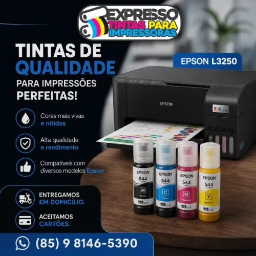 Tinta Epson 544 Pronta Entrega Tinta Epson L3250 Pronta Entrega