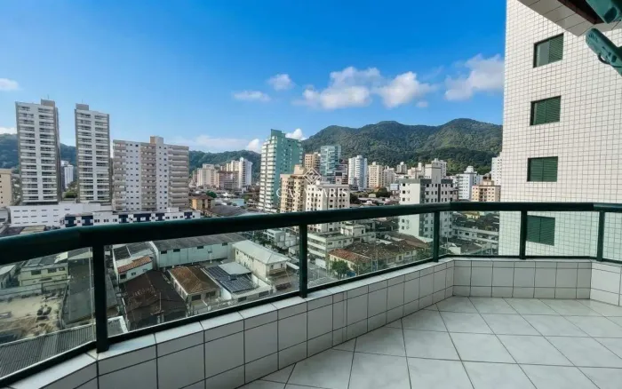 Apartamento mobiliado à venda no Canto do Forte, Praia Grande - 2 dorm, 1 suíte, 83m² e la