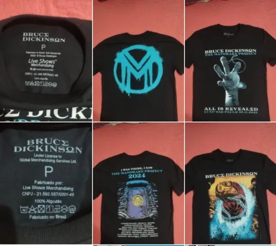 Camisetas Oficiais de Bandas de Rock"Leia o Anúncio" 